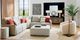 Bassett® Furniture Everett 5-Piece Gray Leather L-Shaped Power Reclining Sectional-2