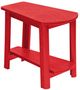 C R Plastic Generation Line Red Addy Side Table-0