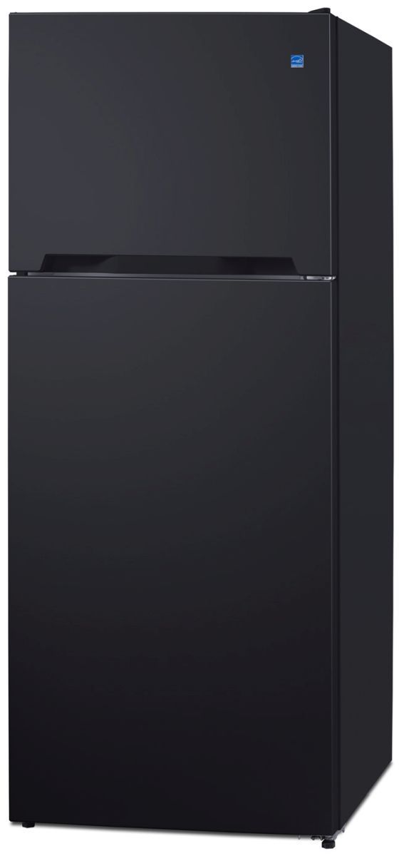 Summit® 28 in. 14.3 Cu. Ft. Black Counter Depth Top Freezer Refrigerator-1