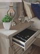 Signature Design by Ashley® Lettner Light Gray Nightstand-1