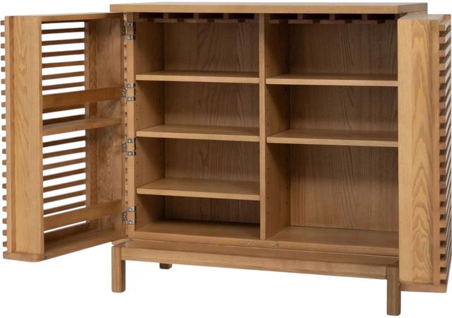 Modus Furniture Tanner Flaxen Bar Cabinet-3