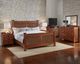 A-America® Mission Hill Harvest Queen Slat Panel Bed-1