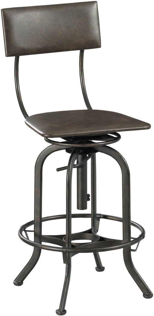 Hammary® Hidden Treasures Brown Rocco Adjustable Stool-0