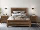 International Furniture Direct Merida Stained Brown Nightstand-1