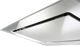 Faber Stratus Isola 36" White Glass Ceiling Mounted Range Hood-0