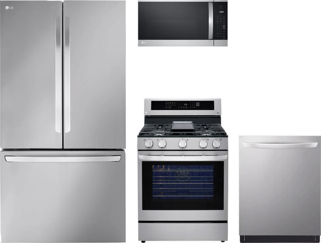 LG 4 Piece PrintProof™ Stainless Steel Kitchen Package-0
