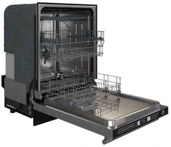 FORNO® Romano Espresso 24" Stainless Steel Top Control Built In Dishwasher -1