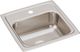 Elkay Lustertone® Lustrous Satin 15" 1-Hole Single Bowl Drop-in Bar Sink-0