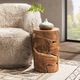 Classic Home Rhea Natural Round End Table-1
