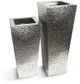 Le Present Martello Classik Hammered Metal 28" Planter-3