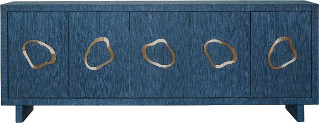 Hooker® Furniture Commerce and Market Paige Blue Five-Door Credenza-1