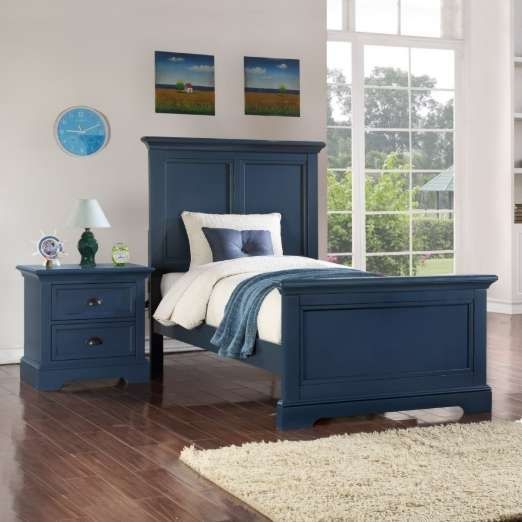 Winners Only® Tamarack Blue Youth Twin Panel Bed-1
