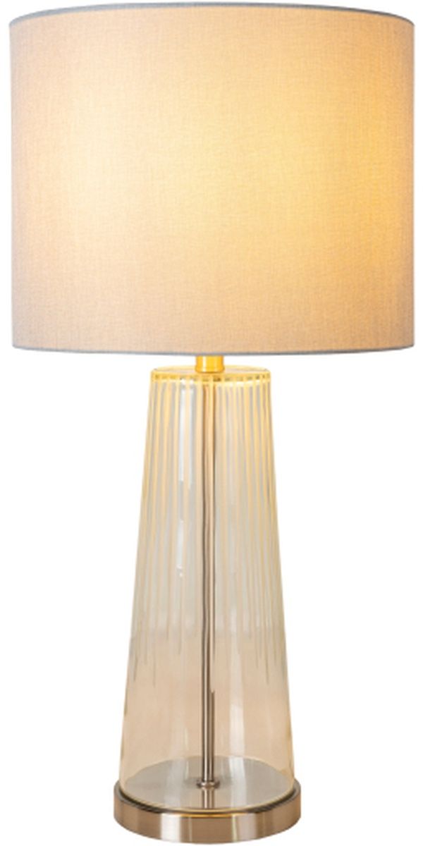 Surya Blawnox Brushed Steel/Gray Lamp-1