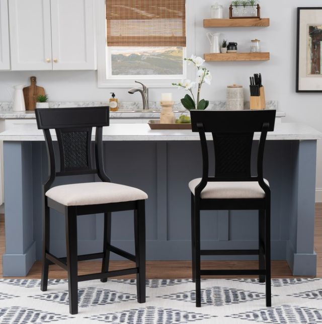 Linon Duncan Black Counter Stool-1