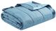 Olliix by Madison Park Cambria Slate Blue Twin Premium Oversize Down Alternative Blanket with 3M Scotchgard-0