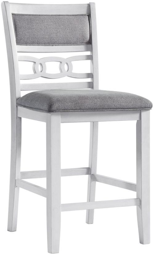 Elements International Amherst 5-Piece Bisque Counter Dining Set-3
