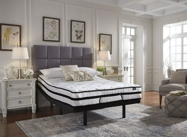 Sierra Sleep® by Ashley® Chime 2-Piece 10" Hybrid and Best Adjustable Base California King Mattress Set-3