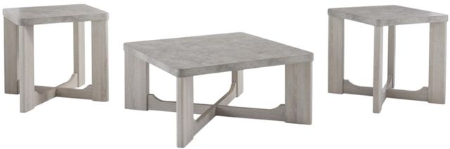 American Wholesale Furniture Greenwood 3-Piece Gray Occasional Table Set-0