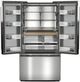 KitchenAid® 36" 24.27 Cu. Ft. PrintShield™ Stainless Steel Counter Depth French Door Refrigerator with Interior Dispense-1