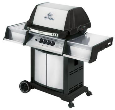 Broil King CROWN 90 23.2 Black with Stainless Steel Free Standing Grill 94588C Fischer s Furniture and Appliance Tell City IN