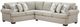American Wholesale Furniture Mallory 2-Piece Ash L-Shape Sectional-0
