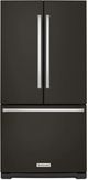KitchenAid® 31" 19.7 Cu. Ft. Black Stainless Steel with PrintShield™ Finish French Door Refrigerator-0