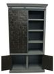 American Heartland Manufacturing Rustic Two-Tone Mosaic Winsome Pantry-3