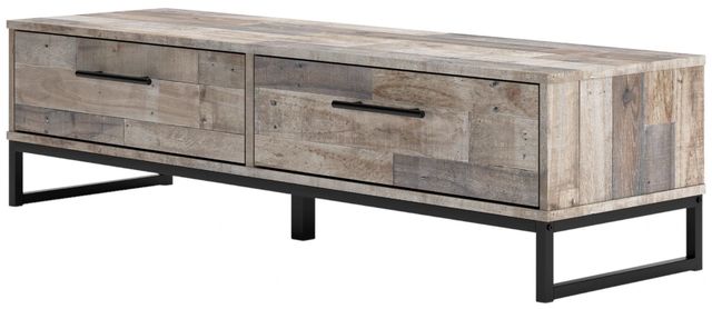 Signature Design by Ashley® Neilsville Whitewash Storage Bench-2