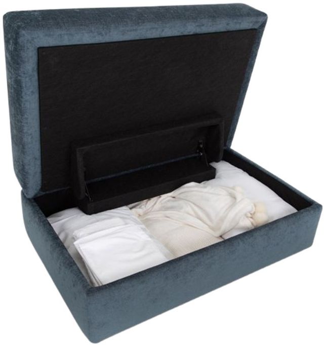 Franklin™ Indigo Saganaga Lagoon Storage Ottoman with Caster Legs-3
