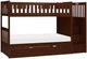 Homelegance® Rowe Dark Cherry Youth Twin/Twin Step Bunk Bed with Twin Trundle -0