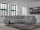 Signature Design by Ashley® Modmax II 5-Piece Pepper/Salt Power Reclining Sectional with Console-3