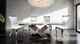 Furniture of America® Palazzo Chrome Dining Table-1