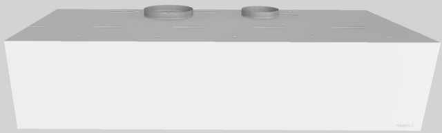 Vent-A-Hood® 54" White Wall Mounted Range Hood-0