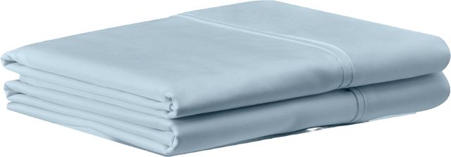 Tempur-Pedic® TEMPUR-Adapt® Luxe 2-Piece Sleepy Blue Egyptian Cotton King Pillow Cases-0