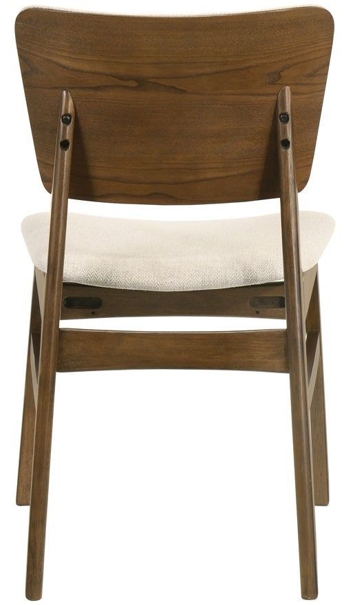 Crown Mark Rolstan Beige/Brown Dining Side Chair-3