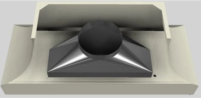 Vent-A-Hood® Designer Series 60" Biscuit Wall Mounted Range Hood-2