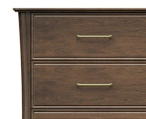 Country View Woodworking Westroom Bedroom Brown Maple 56" Dresser-1