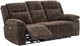 Kate Preston Home Everest Chocolate Power Reclining Sofa with Power Headrest-2
