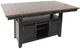 Jofran Inc. Madison County 7-Piece Vintage Black Counter Dining Set-2
