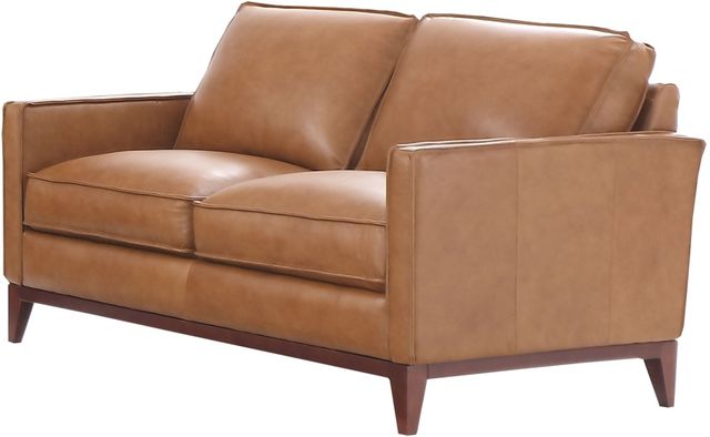 Leather Italia™ Newport Camel Leather Loveseat-2
