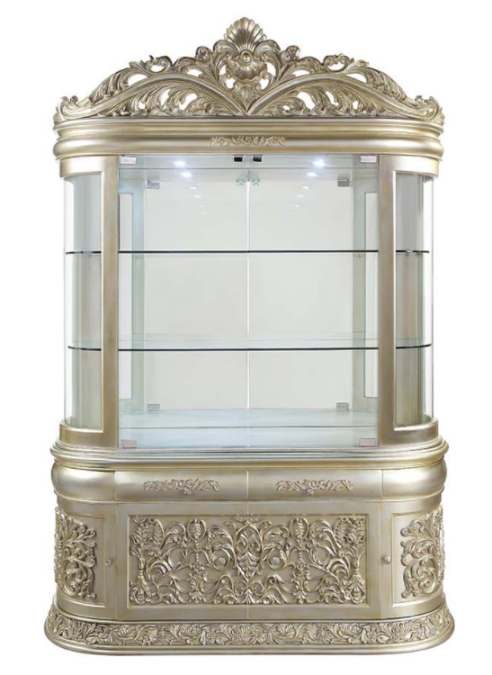 ACME Furniture Sorina Antique Gold Curio-1