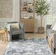 Nourison Home™ Astra Machine Washable Denim 5'x7' Style 1 Area Rug-1