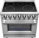 FORNO® Massimo 36" Stainless Steel Pro Style Electric Range-1