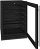 U-Line 24" 5.5 Cu. Ft. Black Wine Cooler-0