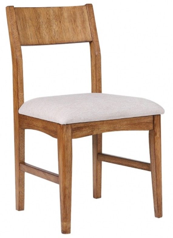 Winners Only® Portland Brown Short Panel Side Chair-0