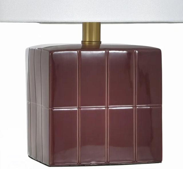 Stylecraft Tamara Day Matilda Burgundy Accent Lamp-3