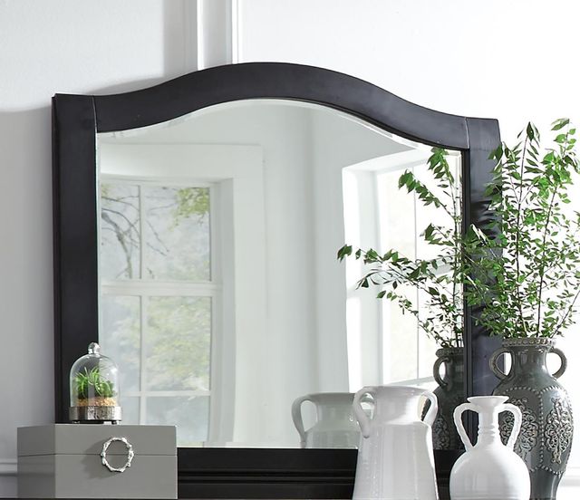 Aspenhome® Oxford Rubbed Black Mirror-1