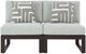 Signature Design by Ashley® Beachloft 2-Piece Black/Gray Aluminum/Fabric Outdoor Modular Sectional-0
