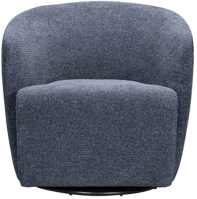 Parker House® Mingle Thatch Blue Swivel Glider Accent Chair-1