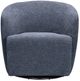 Parker House® Mingle Thatch Blue Swivel Glider Accent Chair-1